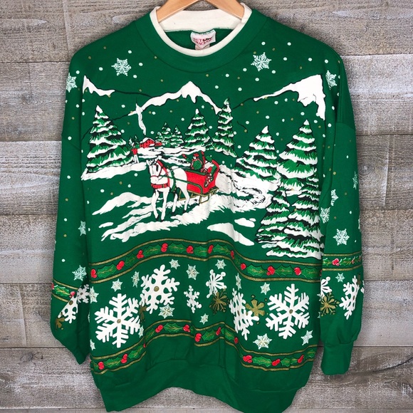 nutcracker Sweaters - Nutcracker vintage 90s Christmas holiday Santa reindeer ugly christmas sweater
